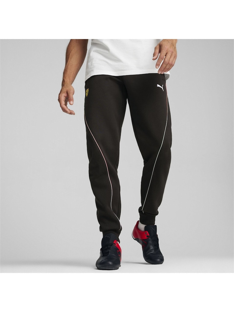 Puma Black Mens Scuderia Ferrari Motorsport Race Sweat Joggers - Image 1 of 6