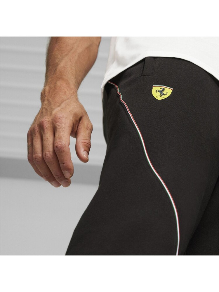 Puma Black Mens Scuderia Ferrari Motorsport Race Sweat Joggers - Image 2 of 6