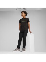 Puma Black Kids Unisex Mercedes AMG Petronas Motorsport Logo T-Shirt - Image 3 of 6