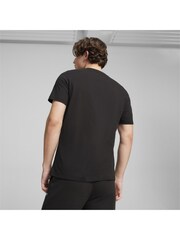 Puma Black Mens Mercedes-AMG Petronas Motorsport ESS Logo T-Shirt - Image 2 of 5