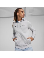 Puma Grey Mens Mercedes-AMG Petronas Motorsport Hooded Sweat Jacket - Image 1 of 6