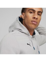 Puma Grey Mens Mercedes-AMG Petronas Motorsport Hooded Sweat Jacket - Image 3 of 6