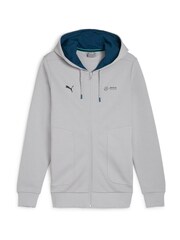 Puma Grey Mens Mercedes-AMG Petronas Motorsport Hooded Sweat Jacket - Image 6 of 6