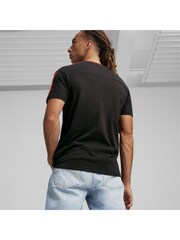 Puma Black Mens Scuderia Ferrari Race MT7 Motorsport T-Shirt - Image 3 of 5