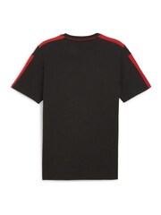 Puma Black Mens Scuderia Ferrari Race MT7 Motorsport T-Shirt - Image 5 of 5