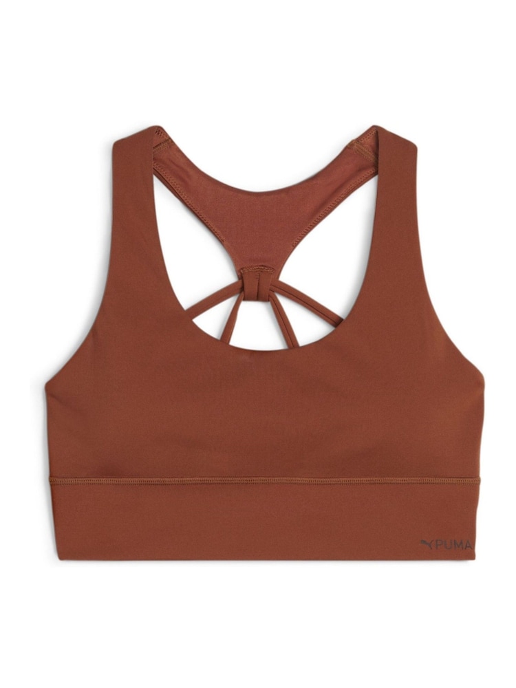 Puma Brown 4Keeps Evolve Training Longline Bra - Image 1 of 2