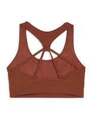 Puma Brown 4Keeps Evolve Training Longline Bra - Image 2 of 2