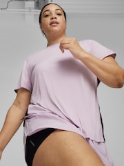 Puma Purple Womens Run Favorite T-Shirt - Image 2 of 6