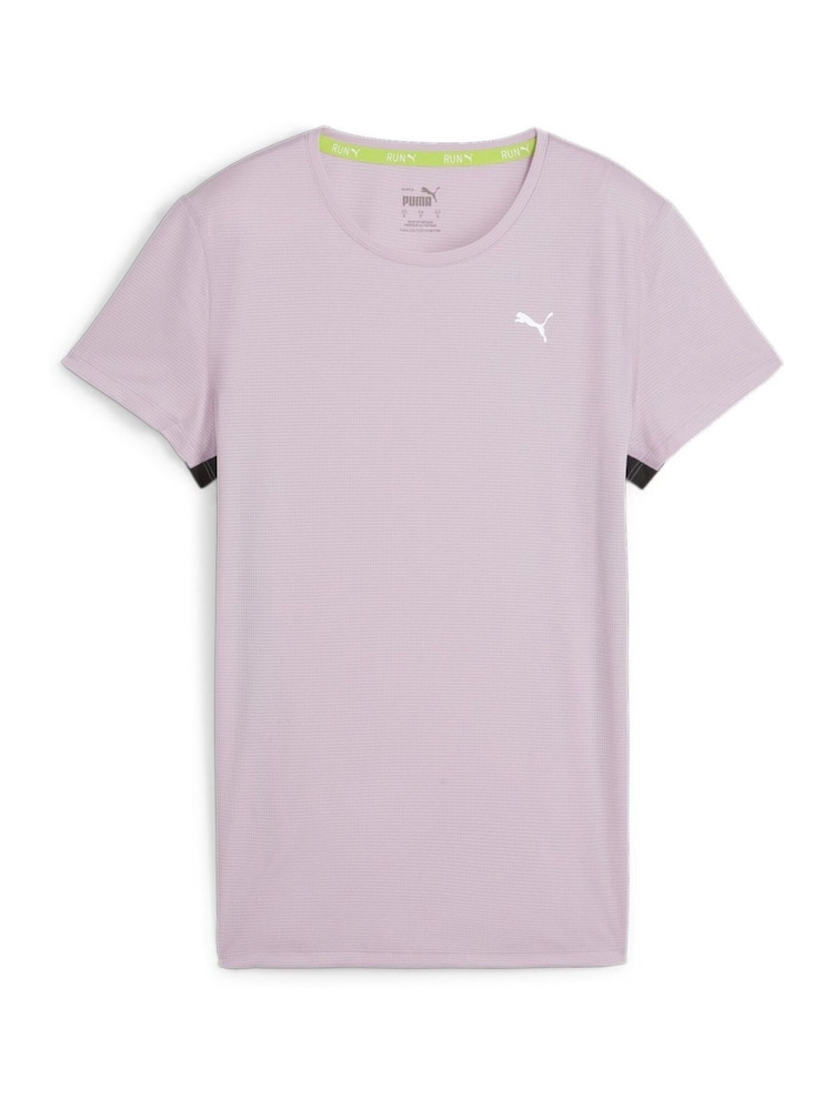 Puma Purple Womens Run Favorite T-Shirt - Image 6 of 6