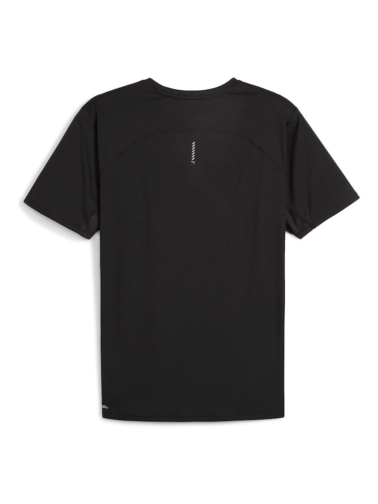 Puma Black Mens Run Favorite T-Shirt - Image 5 of 5