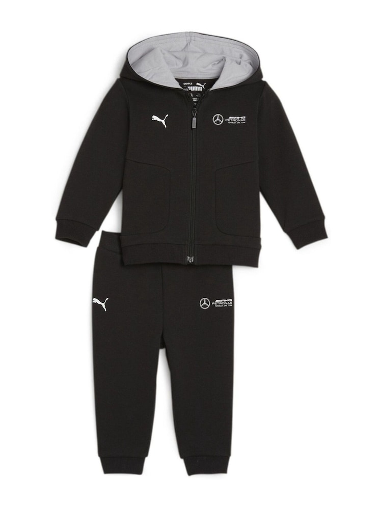 Puma Black Baby Unisex Mercedes AMG Petronas Motorsport Joggers - Image 1 of 2