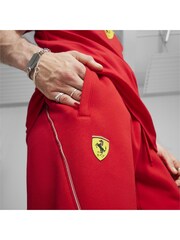 Puma Red Mens Scuderia Ferrari Motorsport Race Sweat Trousers - Image 4 of 6