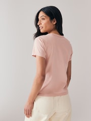 Vans Womens Pink Cosmic 100% Cotton T-Shirt - Image 2 of 5