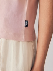 Vans Womens Pink Cosmic 100% Cotton T-Shirt - Image 4 of 5