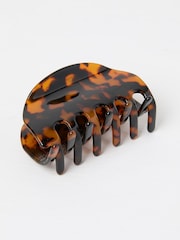 FatFace Tortoiseshell Brown Claw Clip - Image 1 of 2