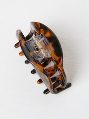 FatFace Tortoiseshell Brown Claw Clip - Image 2 of 2