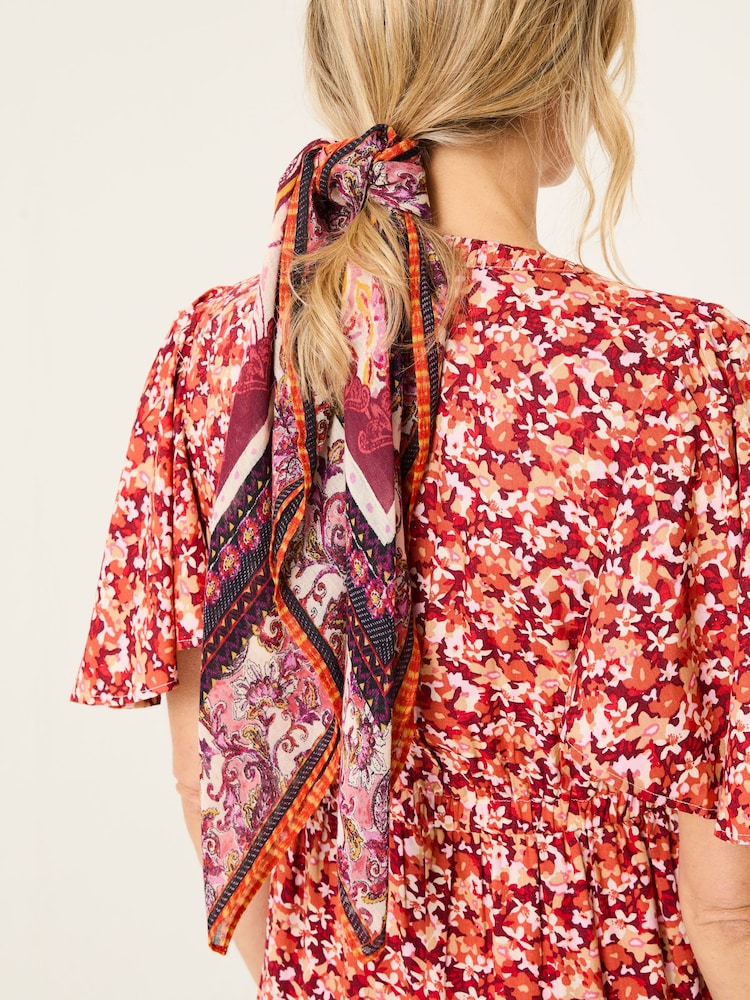 Pink Innocence Printed Hair Scarf - Image 2 of 3