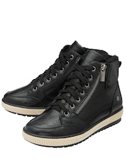 Lotus Black Casual Ankle Boots - Image 2 of 4