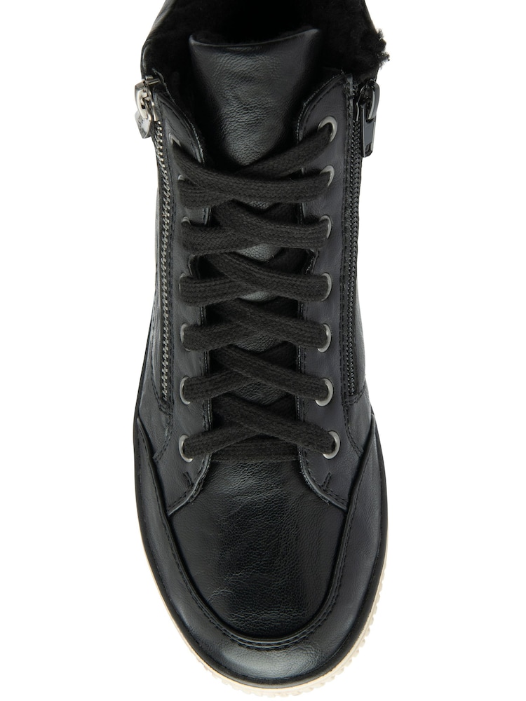 Lotus Black Casual Ankle Boots - Image 4 of 4 Lotus Black Casual Ankle Boots - Image 4 of 4