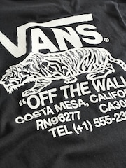 Vans Boys Sneaky 100% Cotton Black T-Shirt - Image 3 of 4