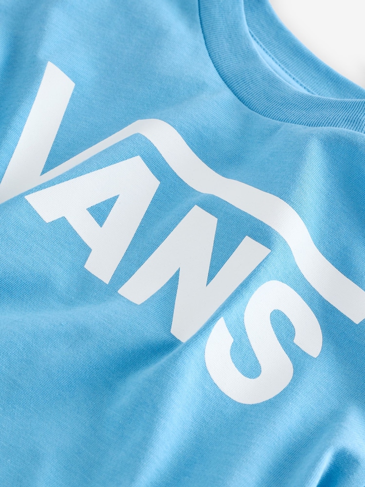 Vans Boys Blue Classic 100% Cotton T-Shirt - Image 3 of 4