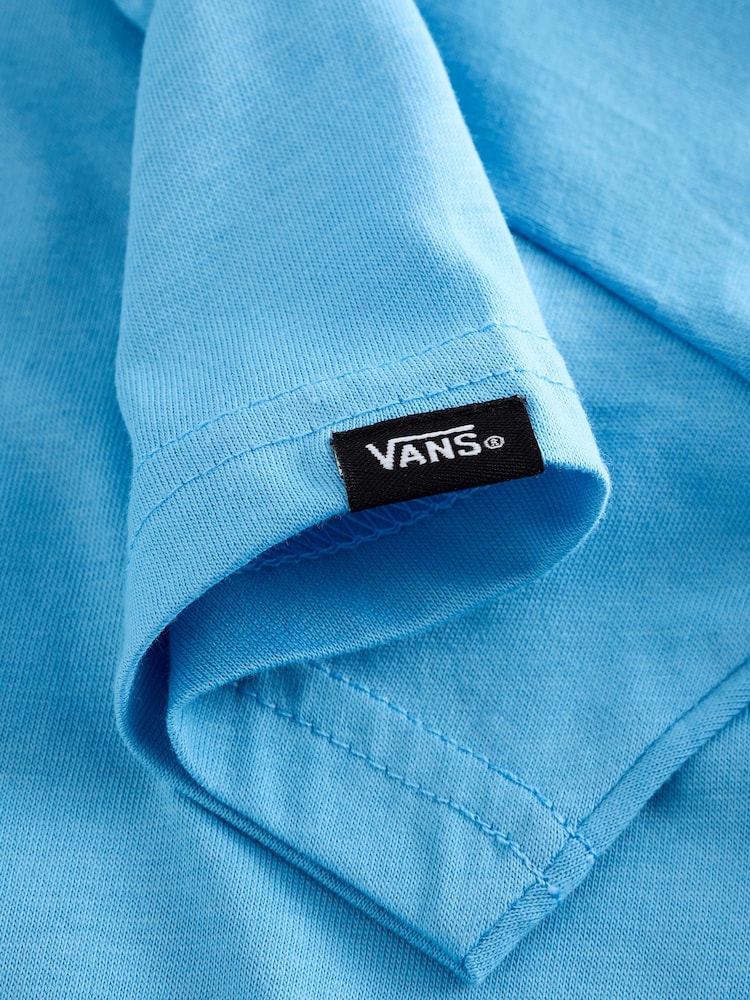 Vans Boys Blue Classic 100% Cotton T-Shirt - Image 4 of 4