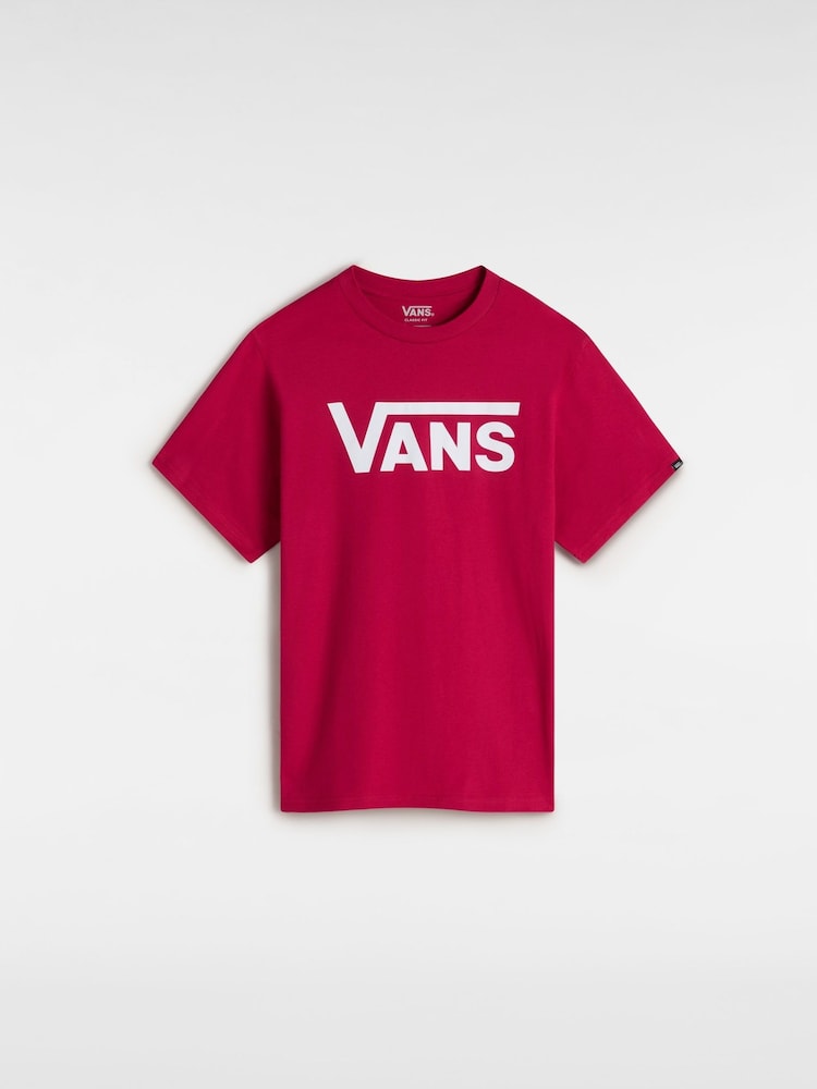 Vans Boys Red Classic 100% Cotton T-Shirt - Image 1 of 2