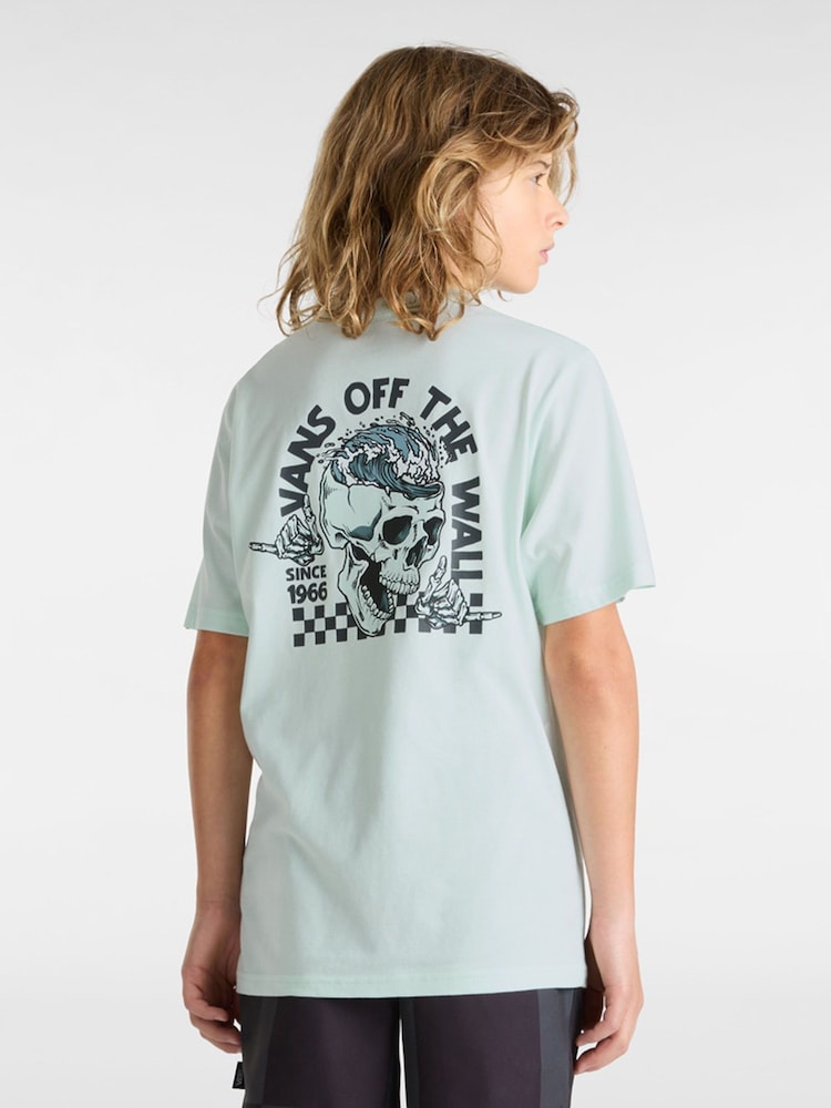 Camiseta blanca para niños Headwaves de Vans - Imagen 2 de 6