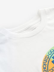 Vans Boys Retro White T-Shirt - Imagen 3 de 4