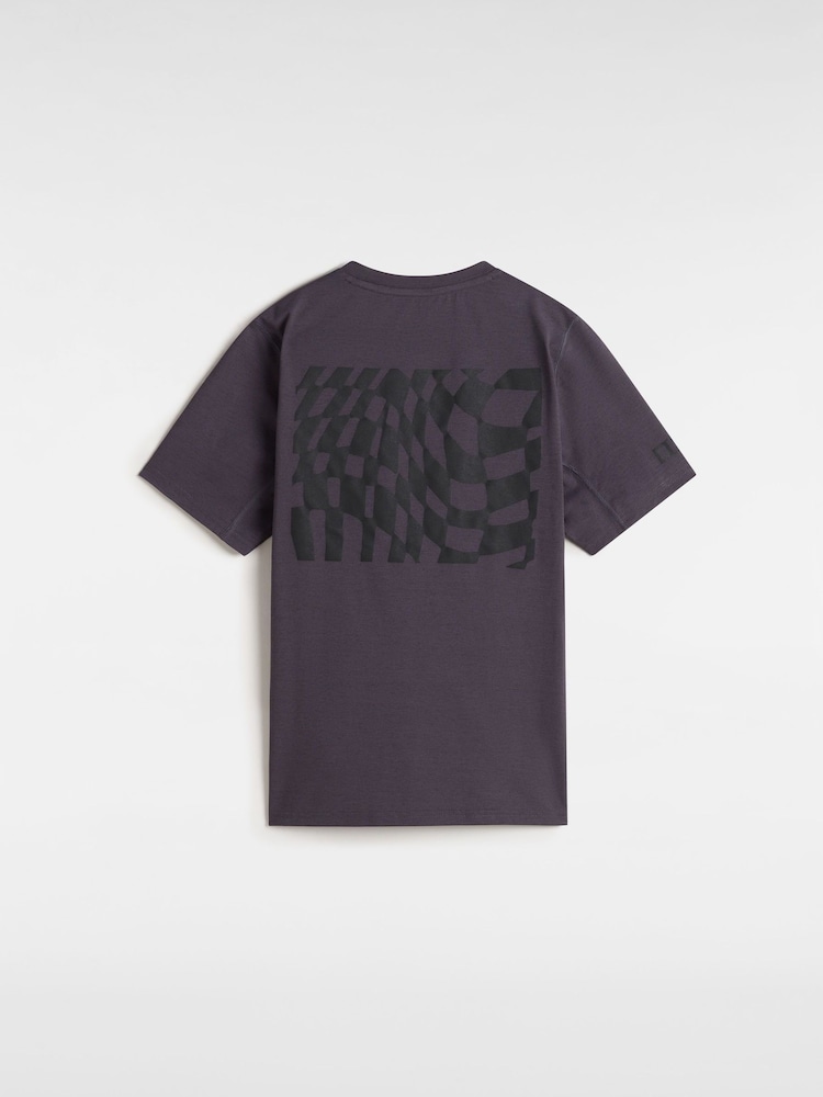 Vans Boys MTE Outline Hybrid Black T-Shirt - Imagen 2 de 2