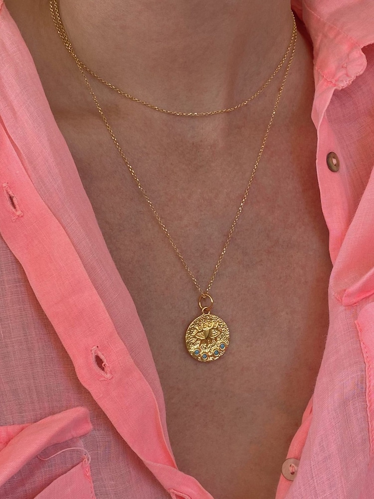 Hermina Athens Gold Plated Kressida Small Thin Chain - Image 2 of 3