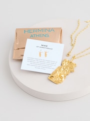 Hermina Athens Gold Plated Foil Versatile Chain - Image 6 of 7