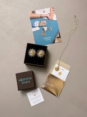 Hermina Athens Gold Plated Angel Pendant Necklace - Image 5 of 5