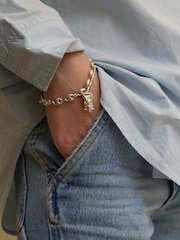 Hermina Athens Silver Sterling Pedestal Moonlight Bracelet - Image 2 of 3