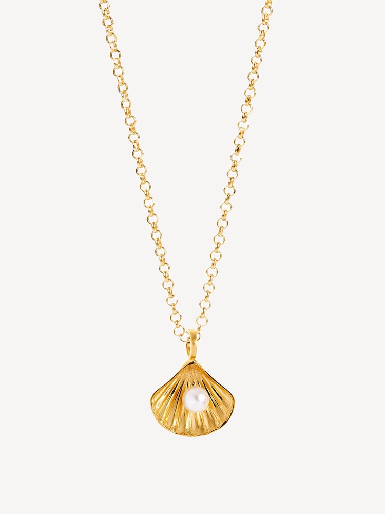 Hermina Athens Gold Plated Kochyli Thin Chain Necklace - Image 1 of 4