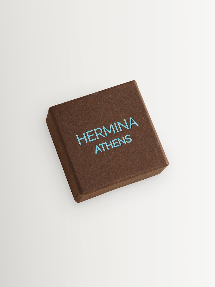 Hermina Athens Gold Plated Nike Foil Earrings - Image 11 of 11