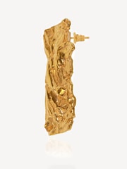 Hermina Athens Gold Plated Nike Foil Earrings - Image 4 of 9