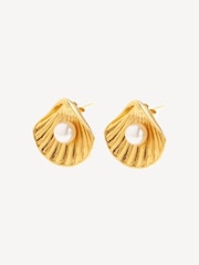 Hermina Athens Gold Plated Kochyli Earrings - Image 1 of 5