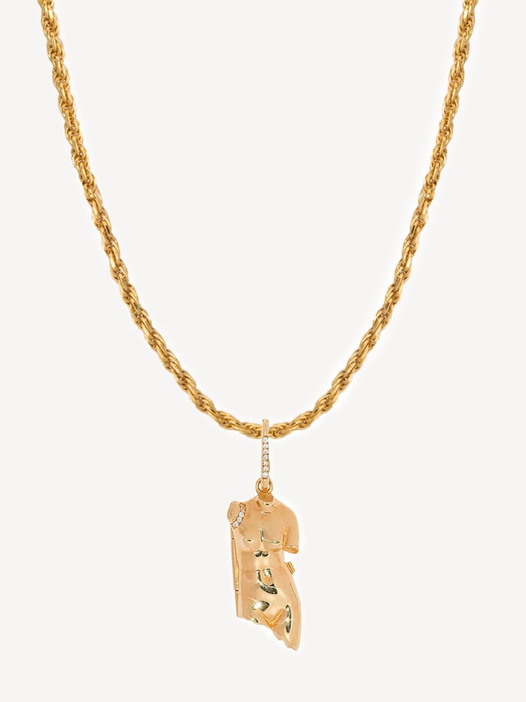 Hermina Athens Gold Plated Thea Small Cord Chain - Image 1 of 3