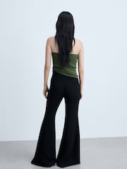 Mango Black Capsule Collection Flared Trouser - Image 2 of 5