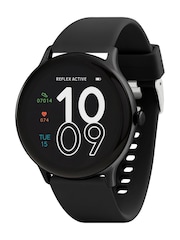 Reflex Active Series 22 Black Silicone Strap Watch - Image 1 of 6