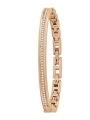 Spirit Ladies Gold Tone Polished Pale Rose Link Bracelet Watch And Bracelet Set - Image 3 of 4
