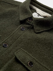 Anerkjendt Green Boiled Wool Overshirt - Image 6 of 6