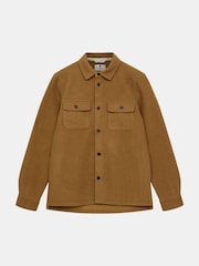 Anerkjendt Orange Boiled Wool Overshirt - Image 5 of 7