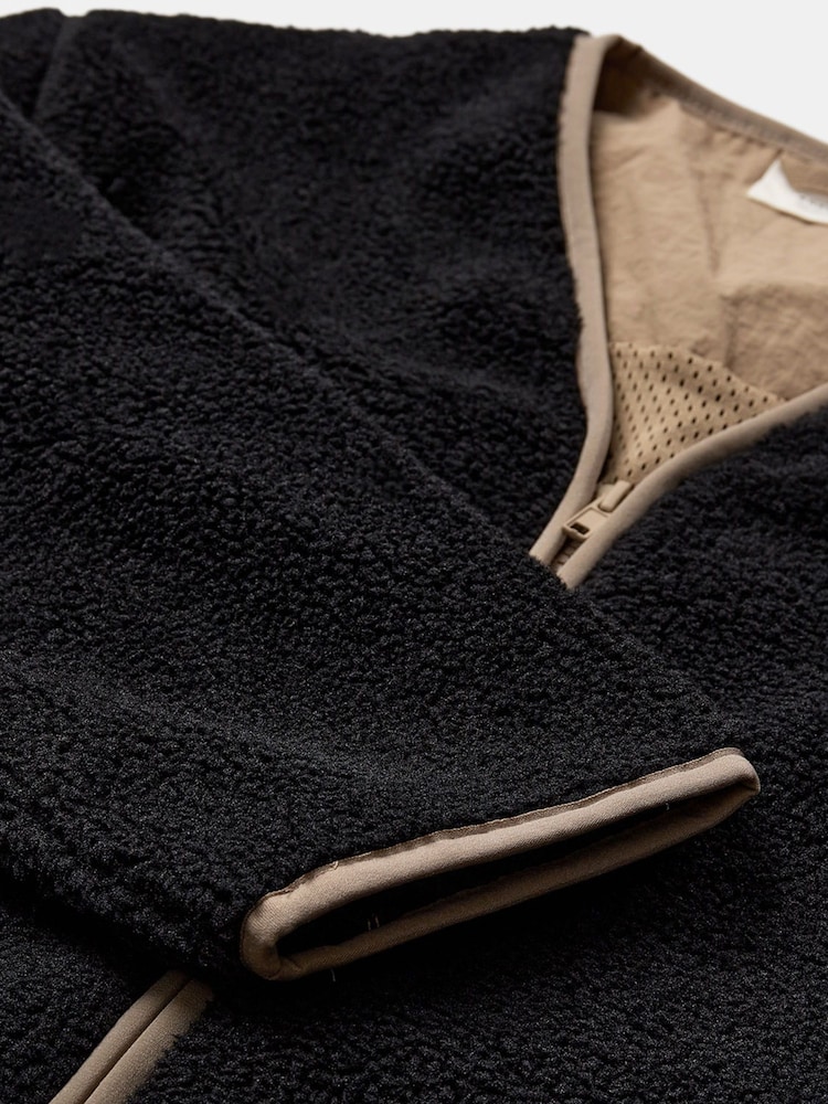 Anerkjendt Black Pile Cardigan - Image 8 of 8 Anerkjendt Black Pile Cardigan - Image 8 of 8