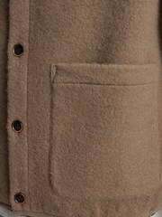 Anerkjendt Cream Boiled Wool Gilet - Image 4 of 7