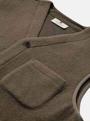 Anerkjendt Cream Boiled Wool Gilet - Image 7 of 7