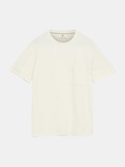 Alb - Tricou cu structură din bumbac Anerkjendt 100% - Imaginea 5 din 7