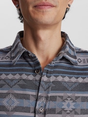 Anerkjendt Grey Jacquard Shirt - Image 4 of 8