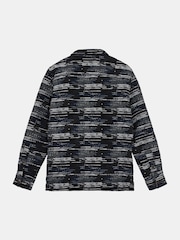 Anerkjendt Blue Jacquard Overshirt - Image 6 of 7